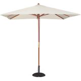 HorecaTraders Creme Parasol Vierkant 2,7(h)x 2,5(l)x 2,5(b) meter