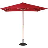 Parasol Vierkant met Katrolmechanisme - Kleur Zwart - 2,5 Meter