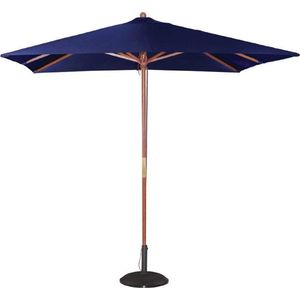 Bolero vierkante donkerblauwe parasol 2,5 meter - Multi-materiaal GH991