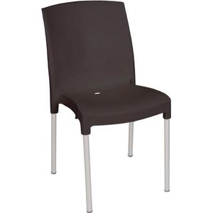 Bolero Stapelbare Zwarte Stoelen ( Set van 4 )