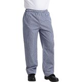 Whites - Vegas Chef Broek - Blauw en Wit Ruitje - Kleding