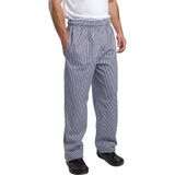 Whites - Vegas Chef Broek - Blauw en Wit Ruitje - Kleding