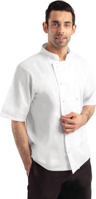 Werkjas - Wit - Polycotton - Unisex Design