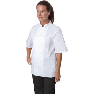 Whites - Koksbuis Boston - Unisex - Korte Mouw - Lichtgewicht Polyester/Katoen