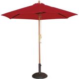 Bolero ronde parasol rood 2,5 meter - rood GL304