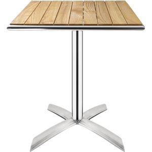Bistrotafel ANDALO 68 cm 68 cm Metaal Bruin