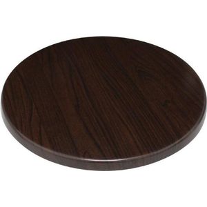 Bolero tafelblad 80cm rond donkerbruin - GL974
