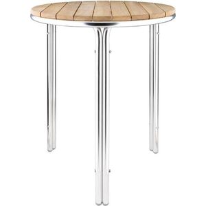 Bolero ronde essen en aluminium tafel 60cm