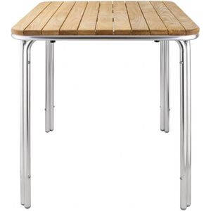 Bolero GL982 vierkante as en aluminium tafel