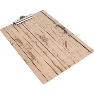 Olympia menu klembord met hout-effect A4