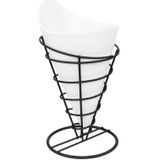 Olympia - Frietzakhouder - Zwart - Ø115x175(h)mm