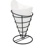 Olympia - Frietzakhouder - Zwart - Ø115x175(h)mm