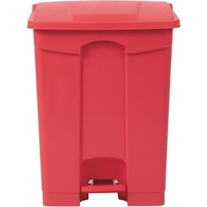 Jantex afvalemmer rood 65L