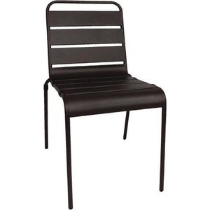 Bolero Stalen Stoelen Zwart ( Set van 4 )