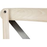 Bolero houten stoel eetkamerstoel met gekruiste rugleuning | 2 stuks