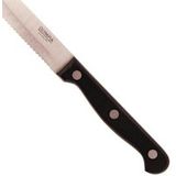 Steakmessen- ronde punt - ZWART - 12 stuks - Olympia - CS716