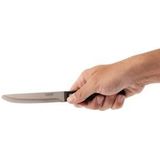 Steakmessen- ronde punt - ZWART - 12 stuks - Olympia - CS716