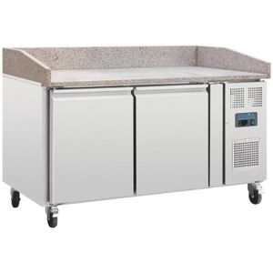 Pizza Werkbank | Marmeren Blad | 428L90 tot 150 cm