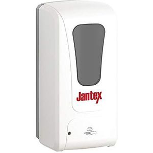 Jantex FN976 Zeepdispenser en desinfectiemiddel voor de handen, 1 liter, hoogte 262 mm, breedte 120 mm, lengte 110 mm
