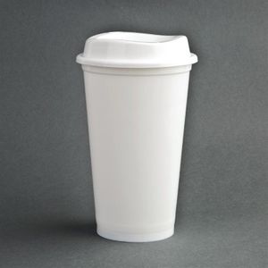 Olympia Polypropyleen herbruikbare koffiekopjes 16oz (Pak van 25)