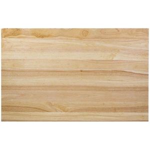 Bolero Voorgeboord rechthoekig tafelblad naturel houtkleur 700x1100mm - wit DY727