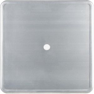 Bolero Vierkante bistrotafel van verzinkt staal, 668 mm (eenvoudig)