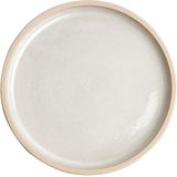 Olympia Canvas platte ronde borden wit 25cm