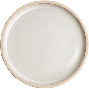 Olympia Canvas platte ronde borden wit 25cm