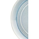 Olympia Cavolo platte ronde schaal ijsblauw 22cm