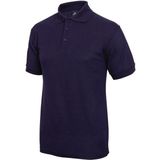 Unisex - Poloshirt - Donkerblauw - Slijtvaste Polyester/Katoen - Versterkte Schouders