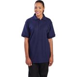 Unisex - Poloshirt - Donkerblauw - Slijtvaste Polyester/Katoen - Versterkte Schouders