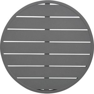 Bolero Aluminium Rond Tafelblad Donkergrijs 580mm - Bolero FX037