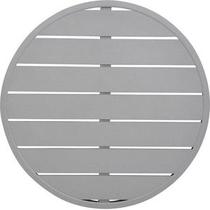 Bolero Aluminium Tafelblad Rond Lichtgrijs 580mm - Bolero FX038