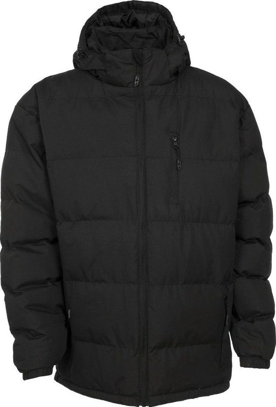 Trespass - Clip - Gewatteerde Jas - Donker - 100% Polyester