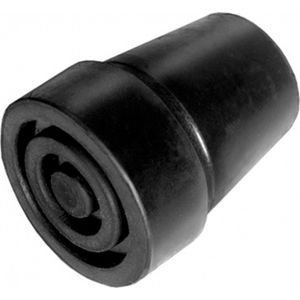 Comforthulpmiddelen - Kruk- en Stokdoppen - Zwart - Diameter 30 mm - Hoogte 30 mm