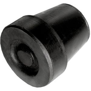 Able2 - Kruk- en Stokdoppen - Zwart - 16 mm - Verpakt per 2 Stuks
