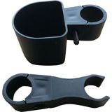 Comforthulpmiddelen - Stok en Krukhouder - Inclusief Bevestigingsschroeven - Geschikt voor Rollators