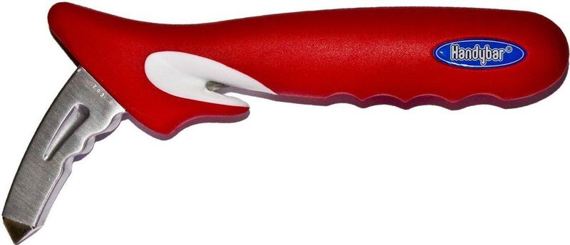 Handybar - In- en Uitstaphulp - Rood - Met Ruitenbreker en Gordelsnijder