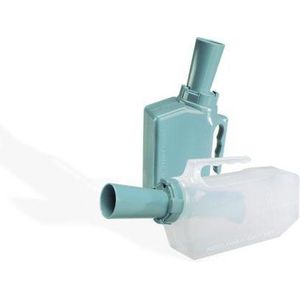 Urinaal met terugloop beveiliging - man-groen