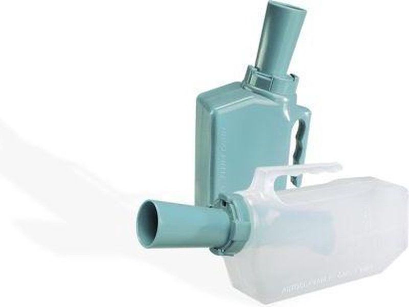 Urinaal met terugloop beveiliging - man-groen