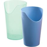 Comforthulpmiddelen Beker met neusuitsparing - blauw
