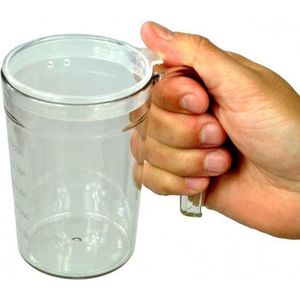 Comforthulpmiddelen - Drinkbeker - Transparant - Handvat