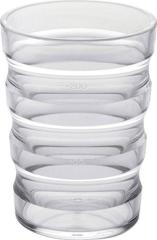 Comforthulpmiddelen Ribbelbeker Sure Grip - transparant