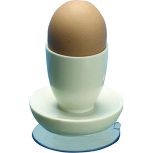 Eierdop - Wit - Met Zuignap