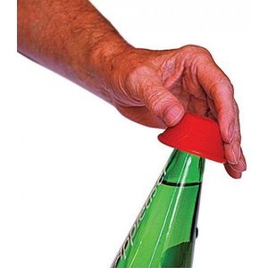 Able2 - Anti-slip Flesopener - Rood - Siliconenrubber