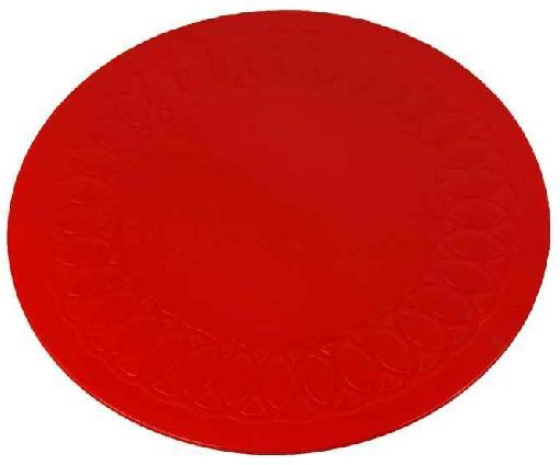 anti-slip mat rond 19 cm rood