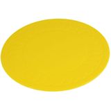 Anti-slip matten rond - 19 cm geel - Able2