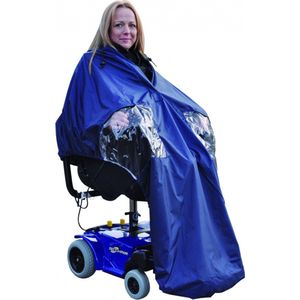 Splash - Power Cape - Regenpak - Blauw - Zachte Katoenen Voering