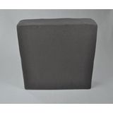 Harley - Booster Zitkussen - Zwart - 48 x 48 x 13 cm