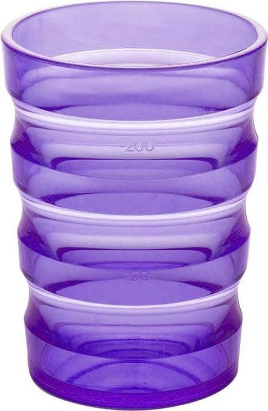 Comforthulpmiddelen - Ribbelbeker Sure Grip - Violet